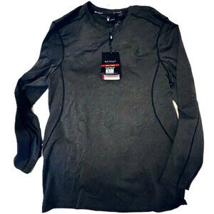Spyder Active Men’s XL ProWEB Performance Long Sleeve Shirt Gray Heather SPM122B